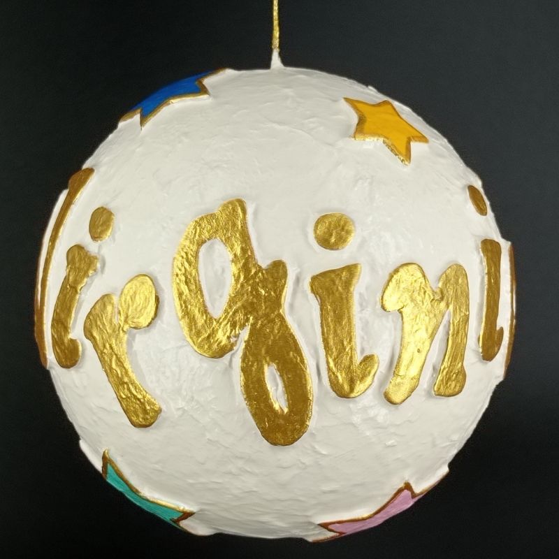 Bola personalizada con nombre y estrellas decolores - Imagen 3