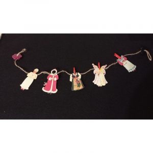 Guirnalda ropa tendida Mamá Noel