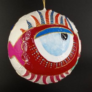 Bola 12cm Pez con ojo grande