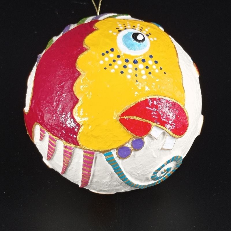 Bola 12cm Pez dientes salidos