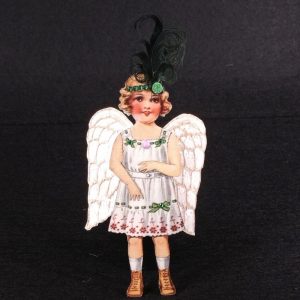 Angelito papel niña con plumas Meryl