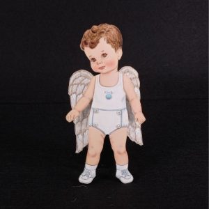 Angelito papel niño en pañales