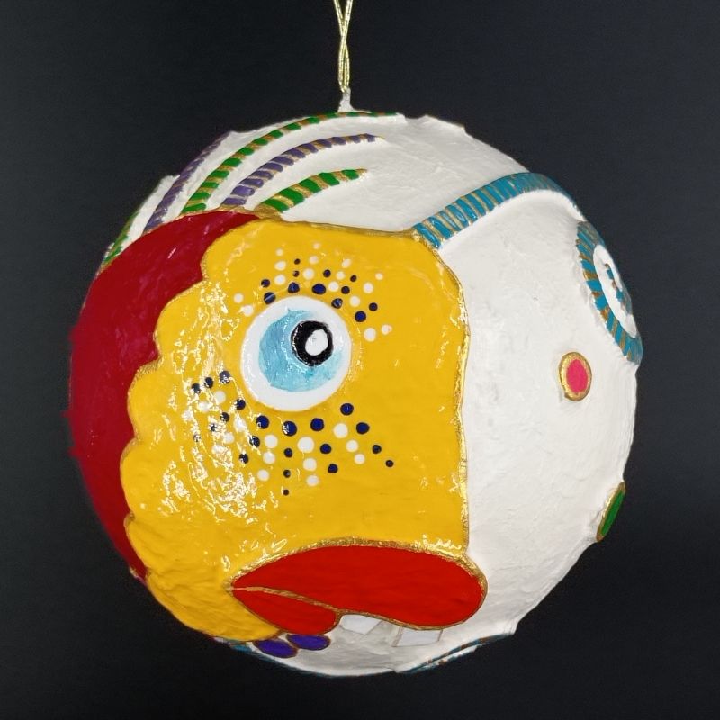 Bola 12cm Pez dientes salidos - Imagen 2