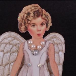 Angelito papel niña Shirley