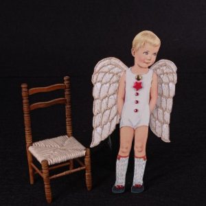 Angelito papel niño rubio