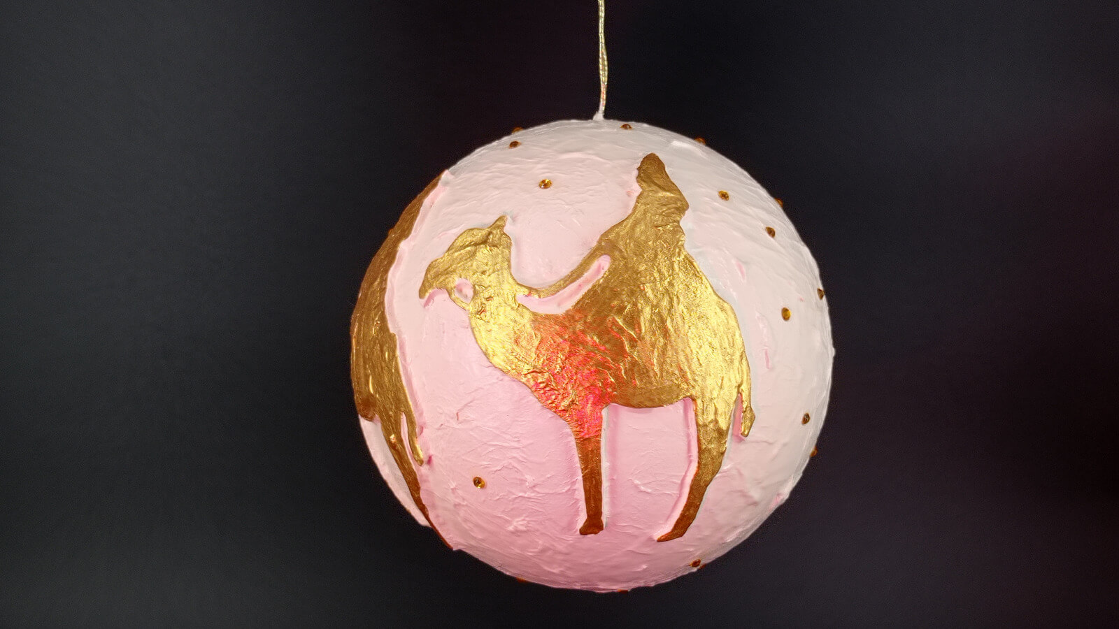 Bola 12cm Reyes Magos con camello - Imagen 2