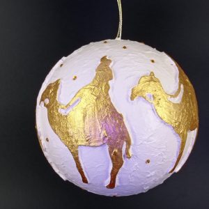 Bola 12cm Reyes Magos con camello