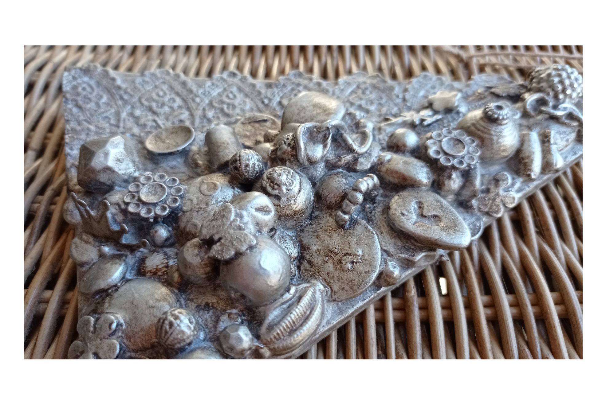 Arbol colgante abalorio plata angelito - Imagen 6